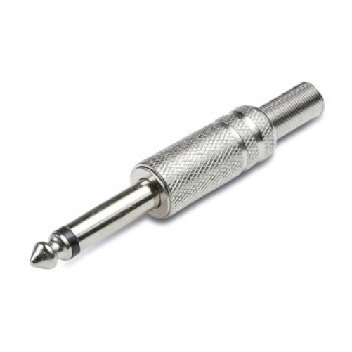 [FJMM] Fiche jack 6.35 mm mono métal à souder